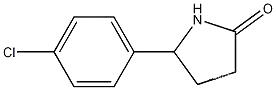 Molecular Structure of 279687-54-6 (5-(4-Chlorophenyl)pyrrolidin-2-one)